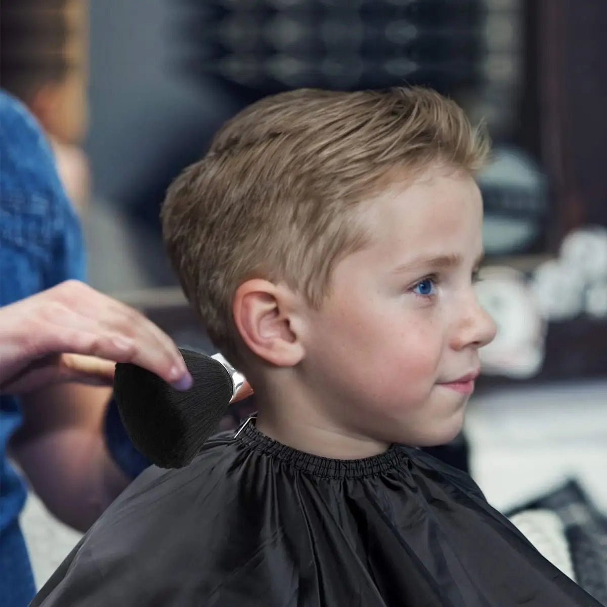 Black Salon Barber Cape