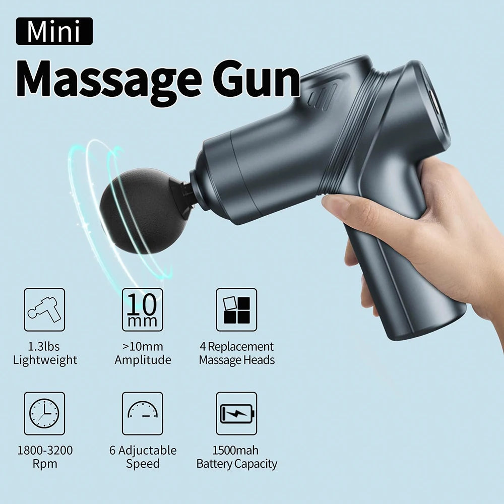 Mini Massage Gun Muscle Percussion Massager