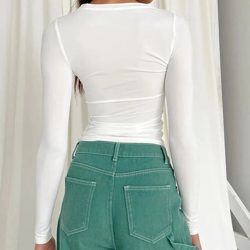 Slim Fit Knitted Tee Shirt