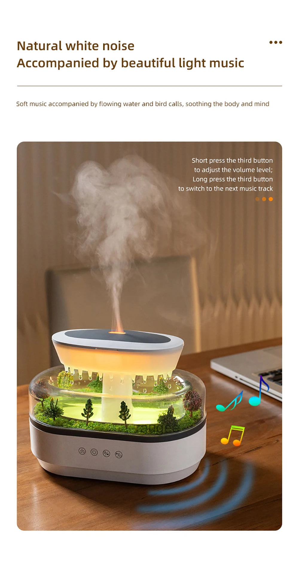 Aroma Humidifier Raindrop