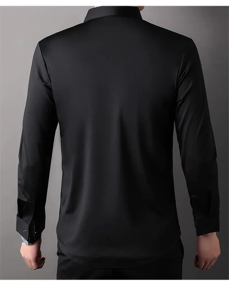 Elastic Long Sleeve Shirt