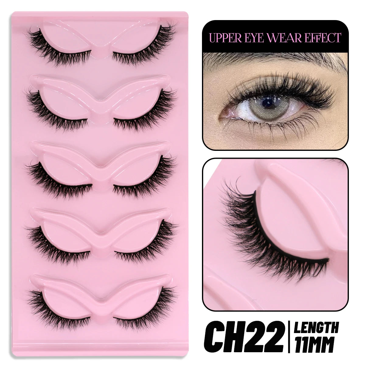 GROINNEYA Cat Eye Lashes