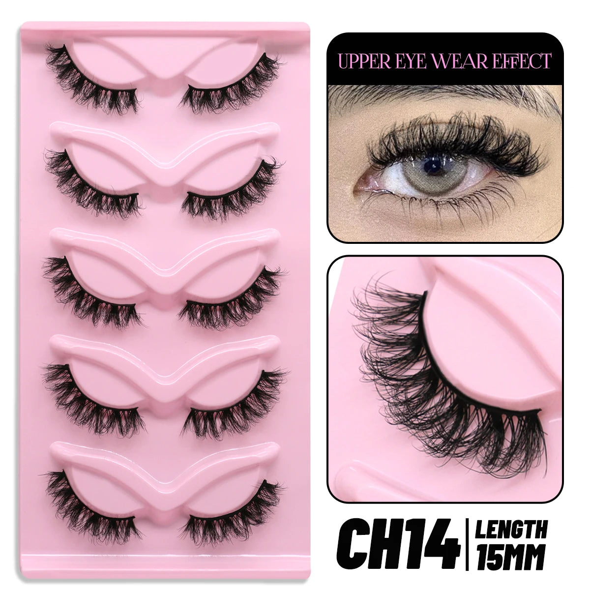 GROINNEYA Cat Eye Lashes