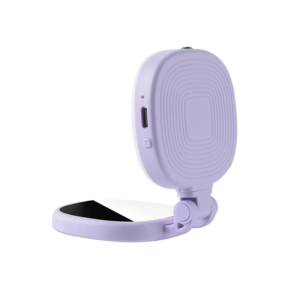 Magnetic Multi-functional Mobile Phone Selfie Mirror Mini Fill light Three-colour Adjustable Reversible Fill Light For Video