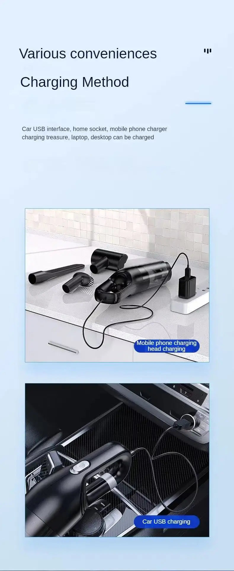 Rechargeable Portable  Vacuum Cleaner