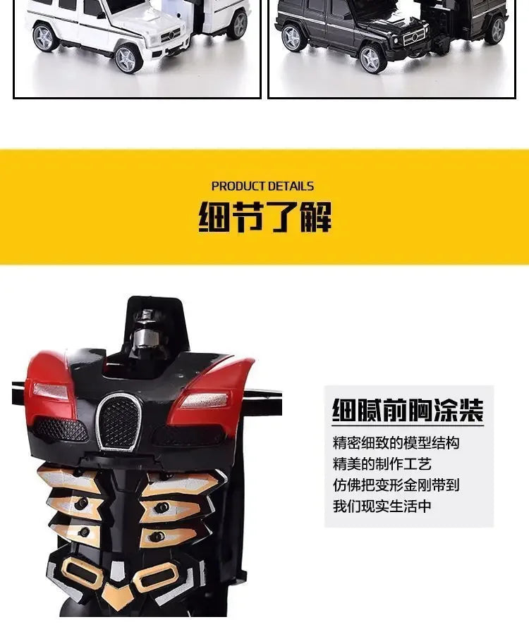 Shape-shifting toy car