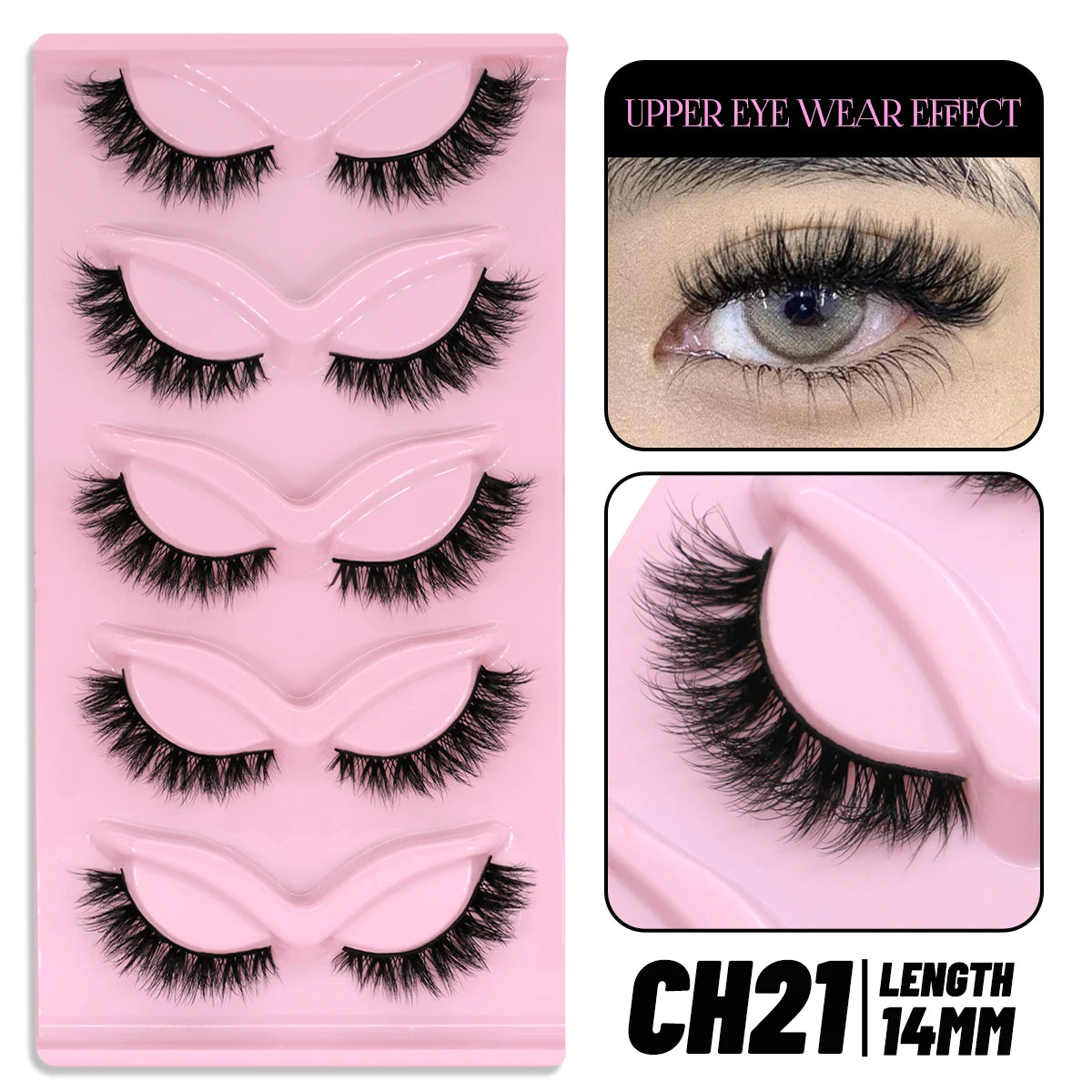 GROINNEYA Cat Eye Lashes