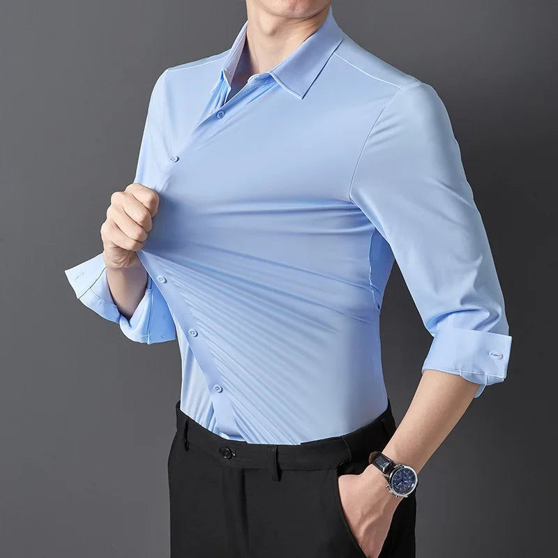 Elastic Long Sleeve Shirt