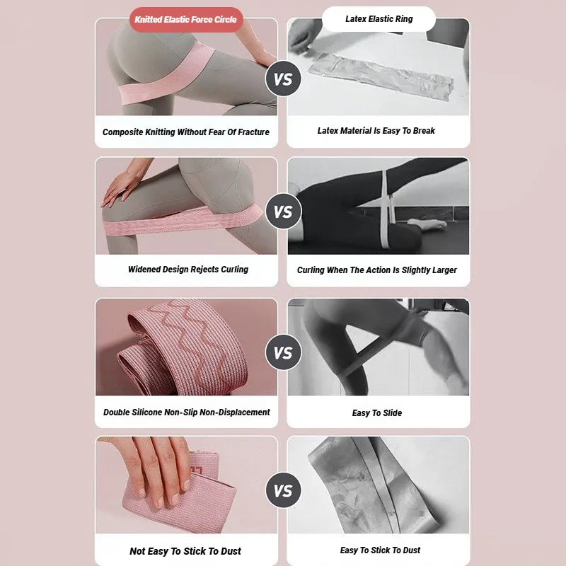 20-90LB Resistance Bands For Legs And Butt Hip Glute Thigh Booty Elastic Workout Fitness Strips Loops Yoga Gym Band Buttocks