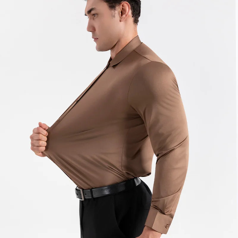 Elastic Long Sleeve Shirt