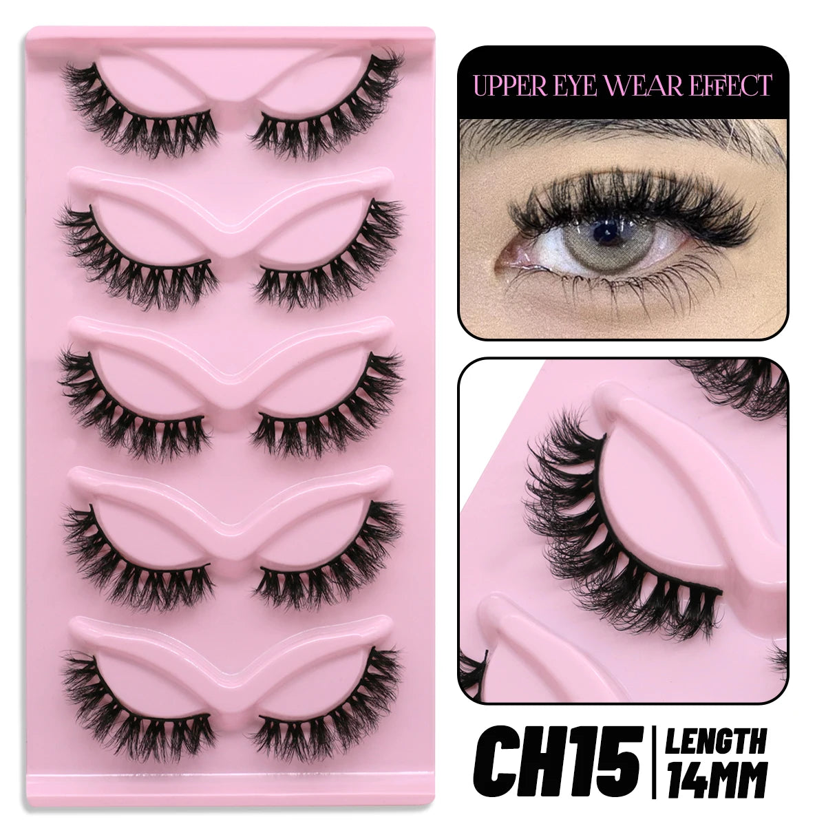 GROINNEYA Cat Eye Lashes