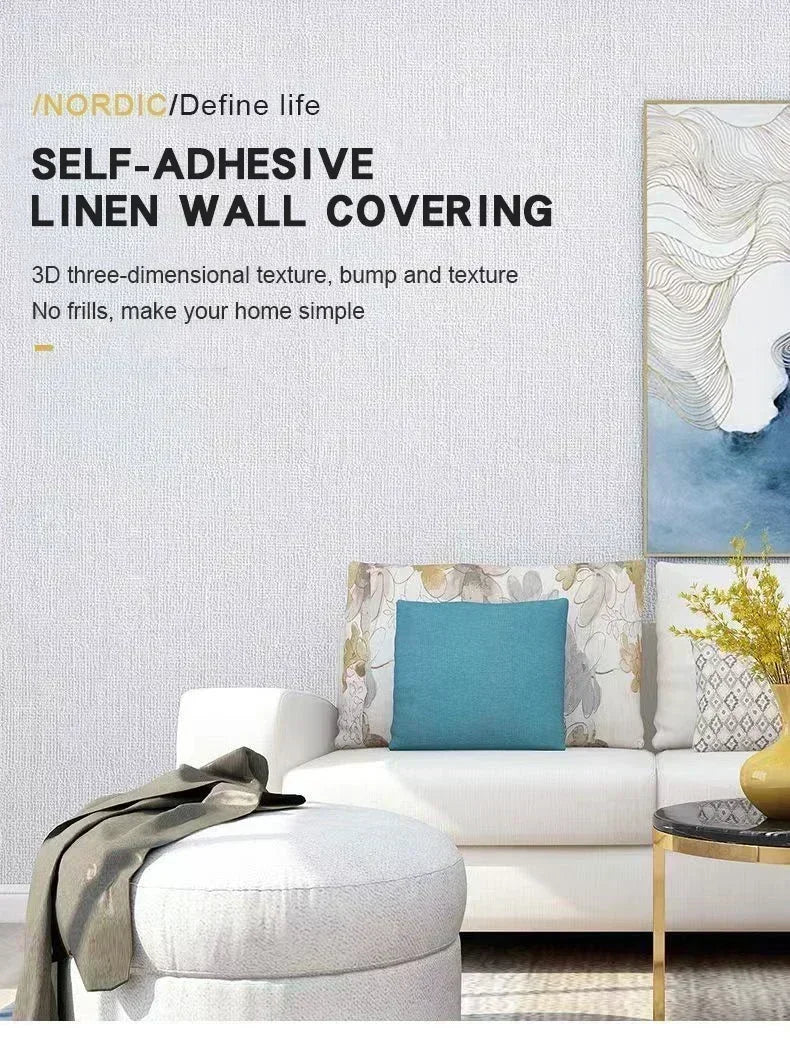 3D Imitation Linen wallpaper