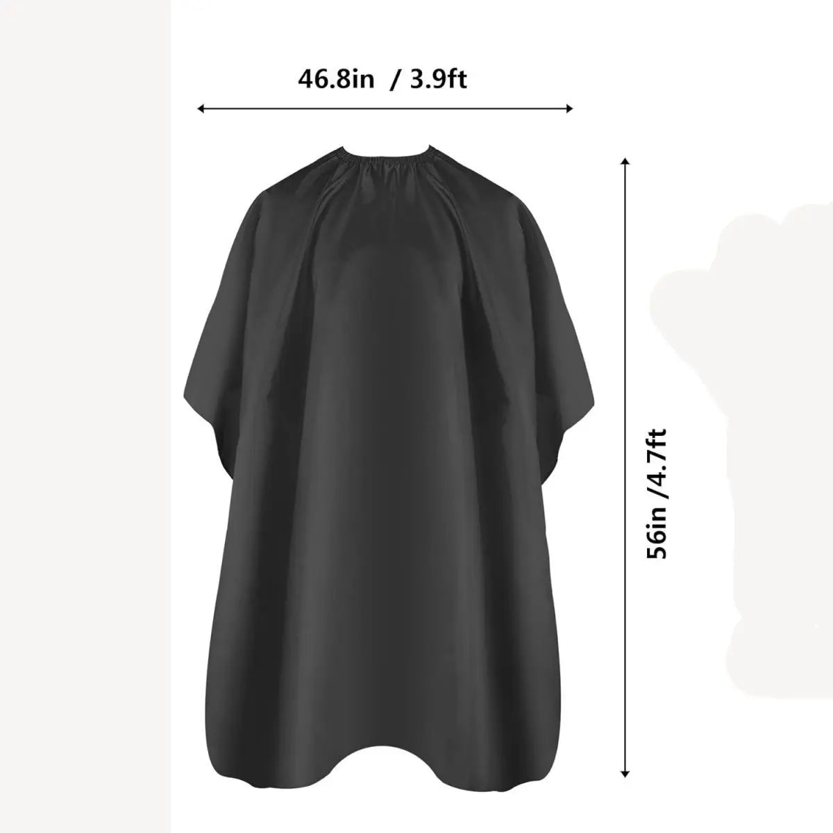 Black Salon Barber Cape