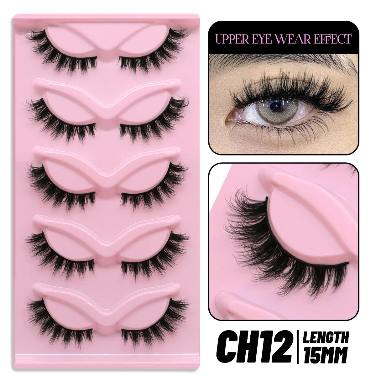 GROINNEYA Cat Eye Lashes