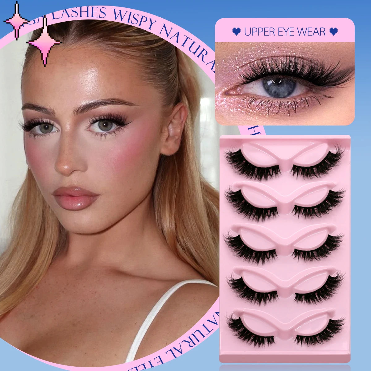 GROINNEYA Cat Eye Lashes