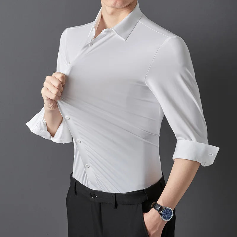 Elastic Long Sleeve Shirt