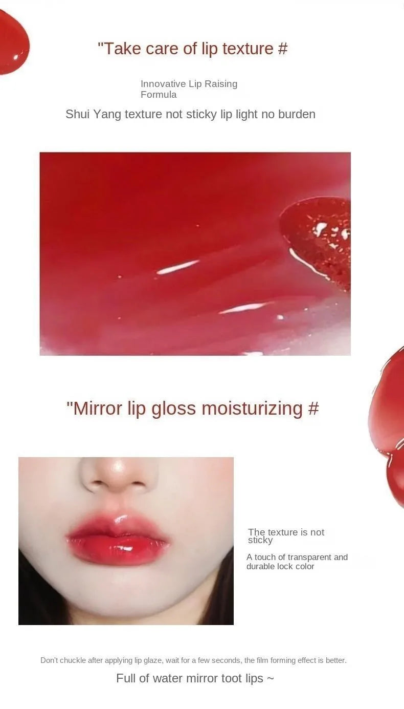 Waterproof sweat proof lip gloss