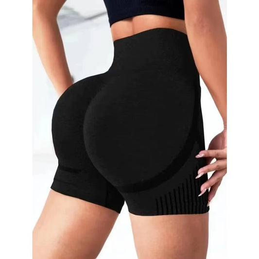 1Pcs Women Yoga Shorts High Waist Workout Shorts Fitness Yoga Lift Butt Fitness Ladies Yoga Gym Running Short Pants Sportswear